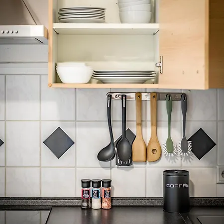 Lägenhet Voll Ausgestattetes Und Moebliertes Mit Einzelbetten - Kueche - Wlan - Terrasse Bad Vilbel